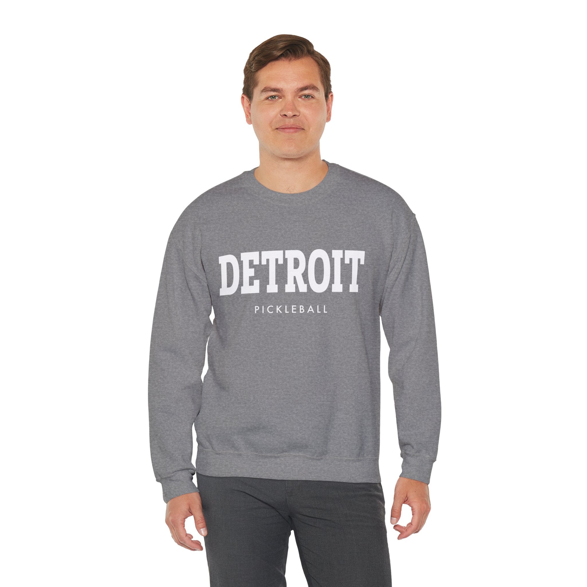 Detroit Pickleball Unisex Heavy Blend™ Crewneck Sweatshirt