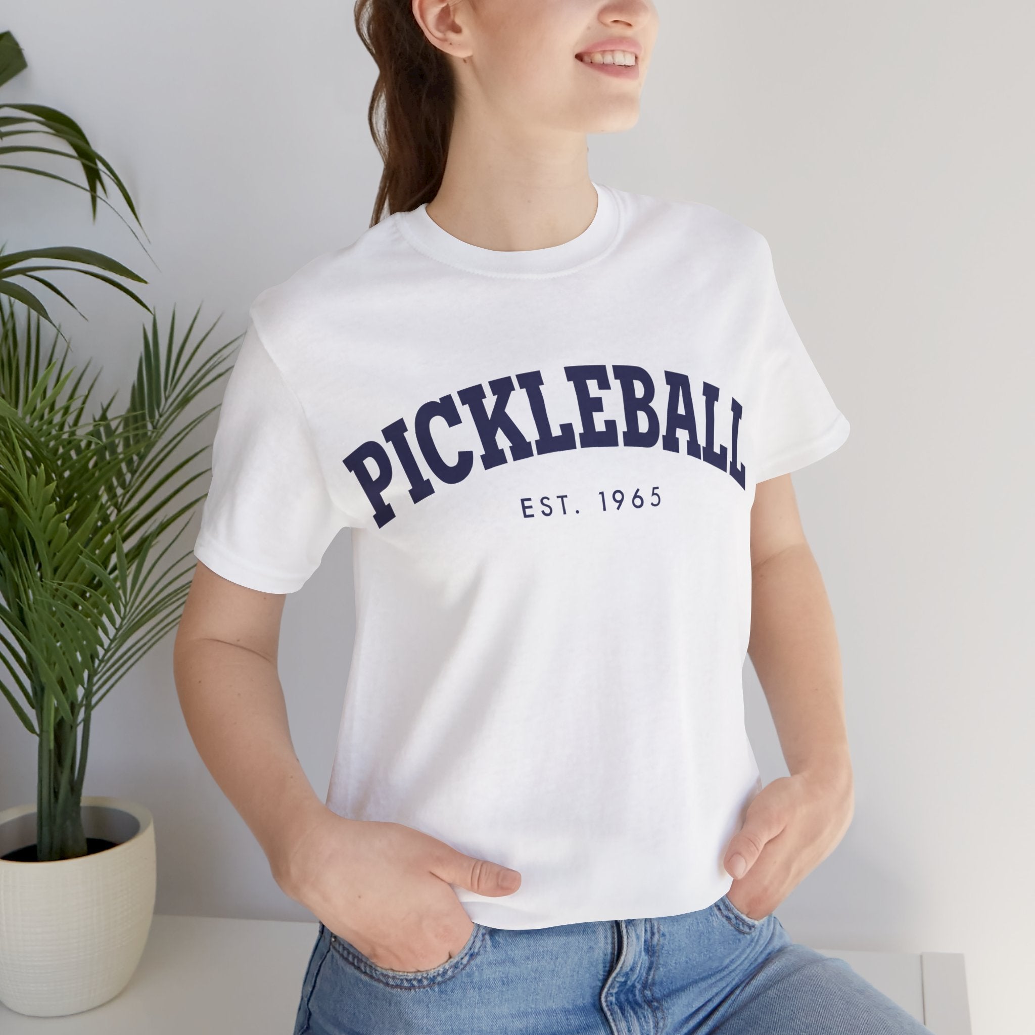 Pickleball Est 1965 Unisex Jersey Short Sleeve Tee