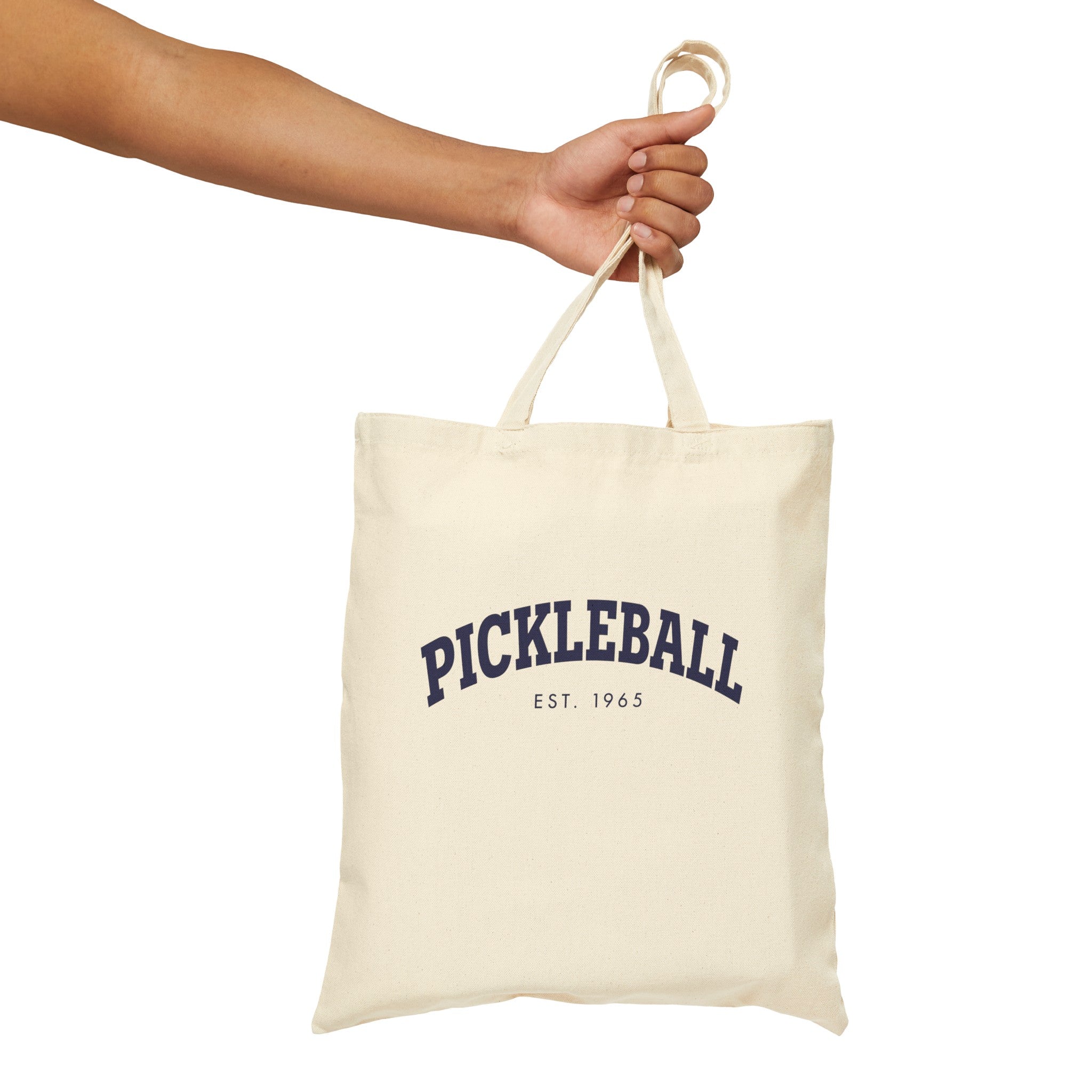 "Pickleball" Cotton Canvas Tote Bag