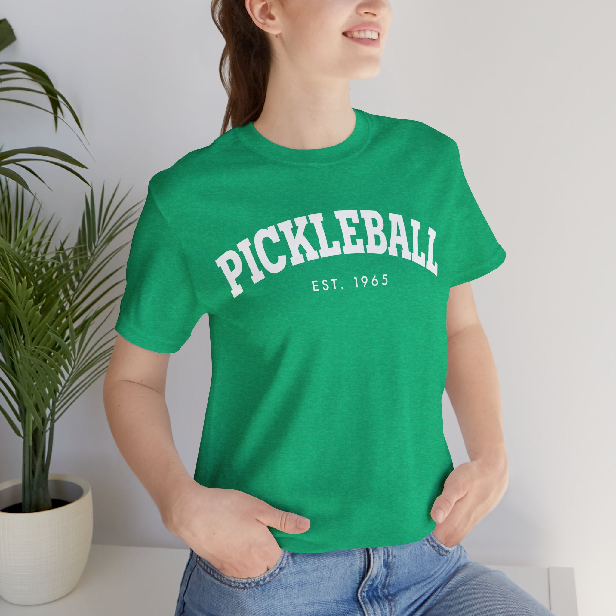 Pickleball Est 1965 Unisex Jersey Short Sleeve Tee
