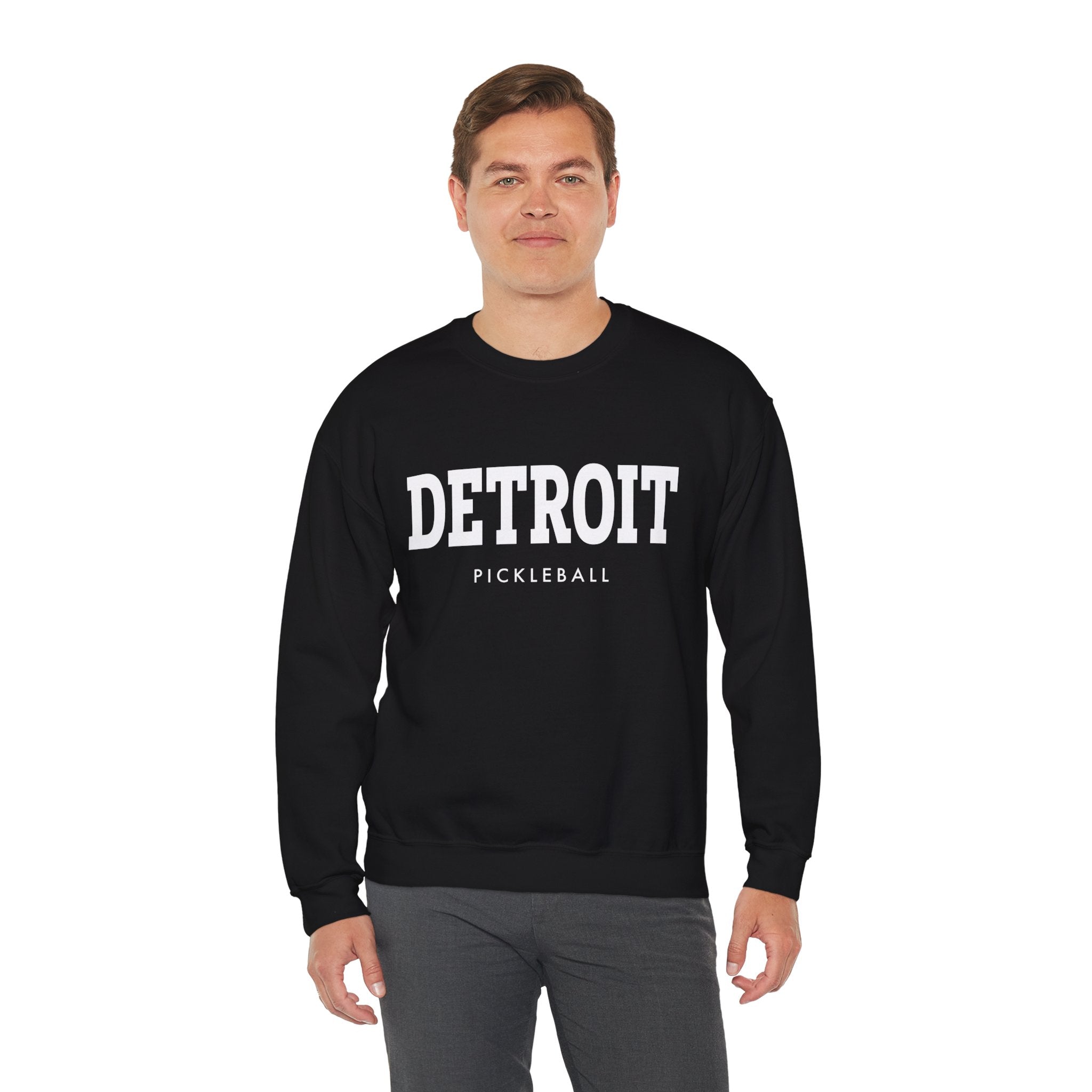 Detroit Pickleball Unisex Heavy Blend™ Crewneck Sweatshirt