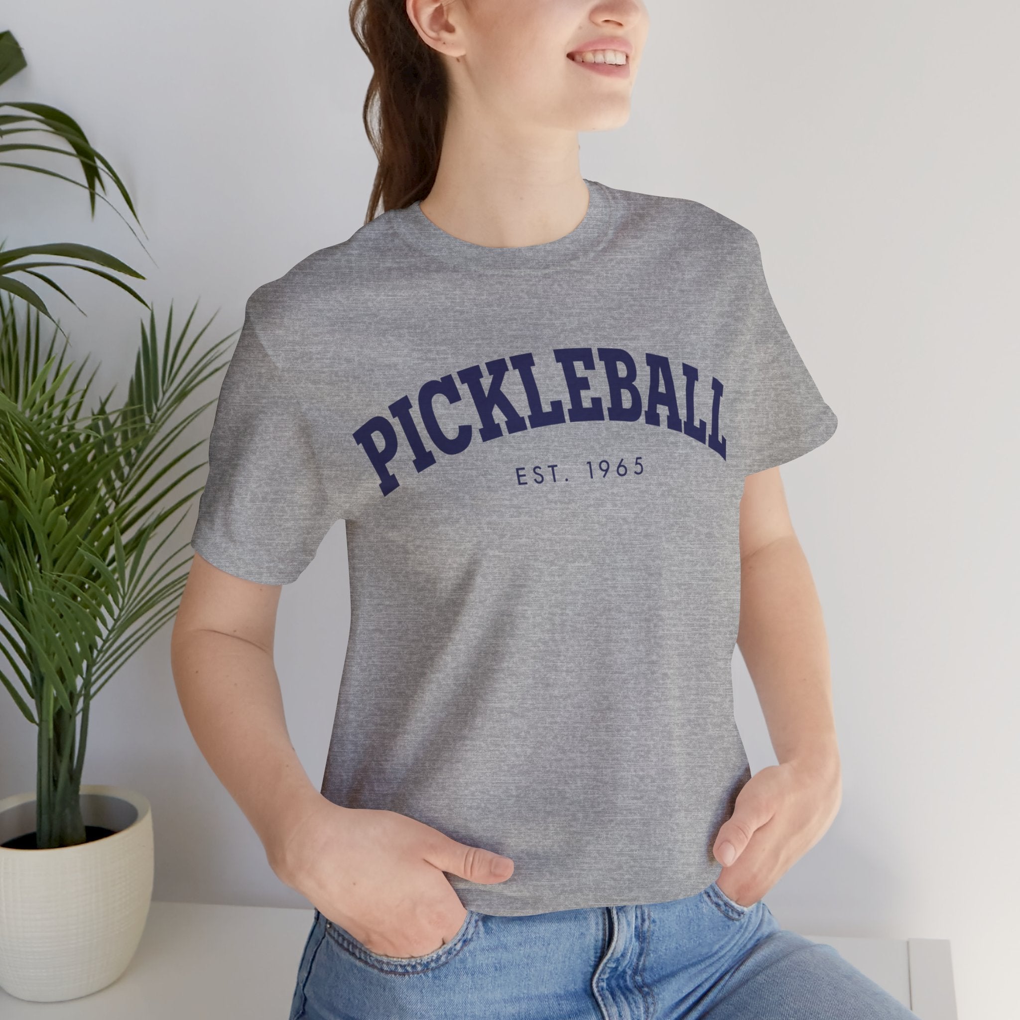 Pickleball Est 1965 Unisex Jersey Short Sleeve Tee