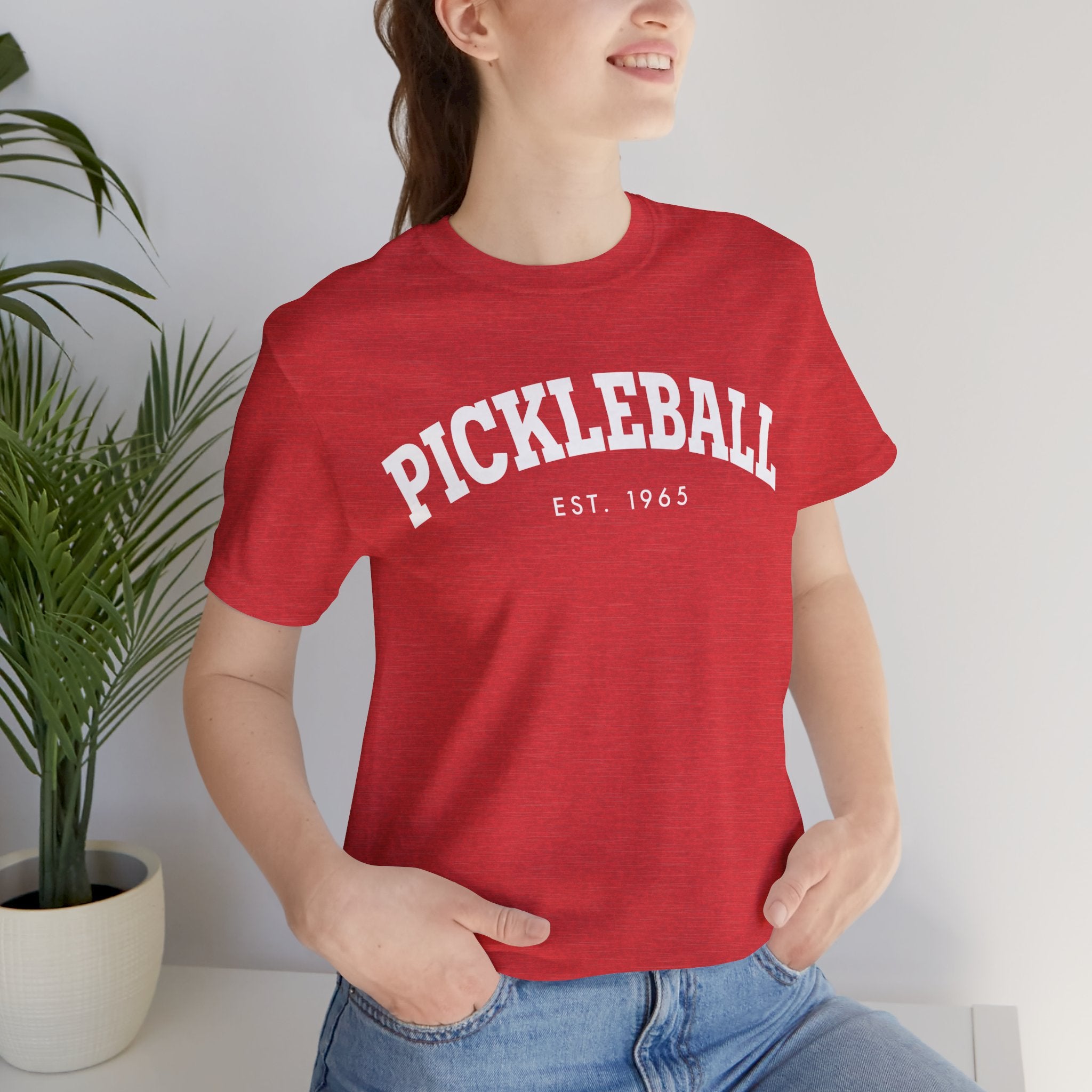 Pickleball Est 1965 Unisex Jersey Short Sleeve Tee