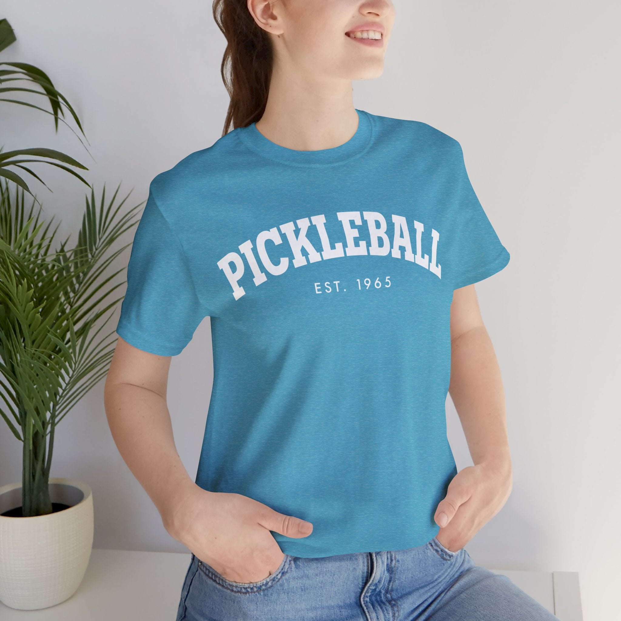 Pickleball Est 1965 Unisex Jersey Short Sleeve Tee