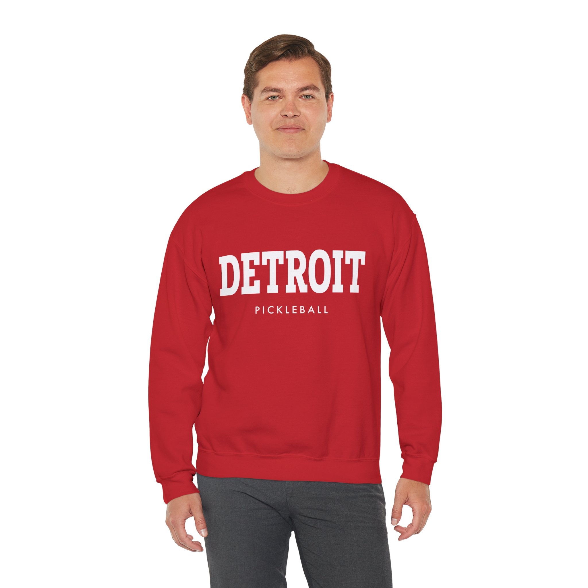 Detroit Pickleball Unisex Heavy Blend™ Crewneck Sweatshirt