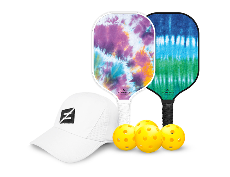 Pickleball Set- 2 Pack + Hat
