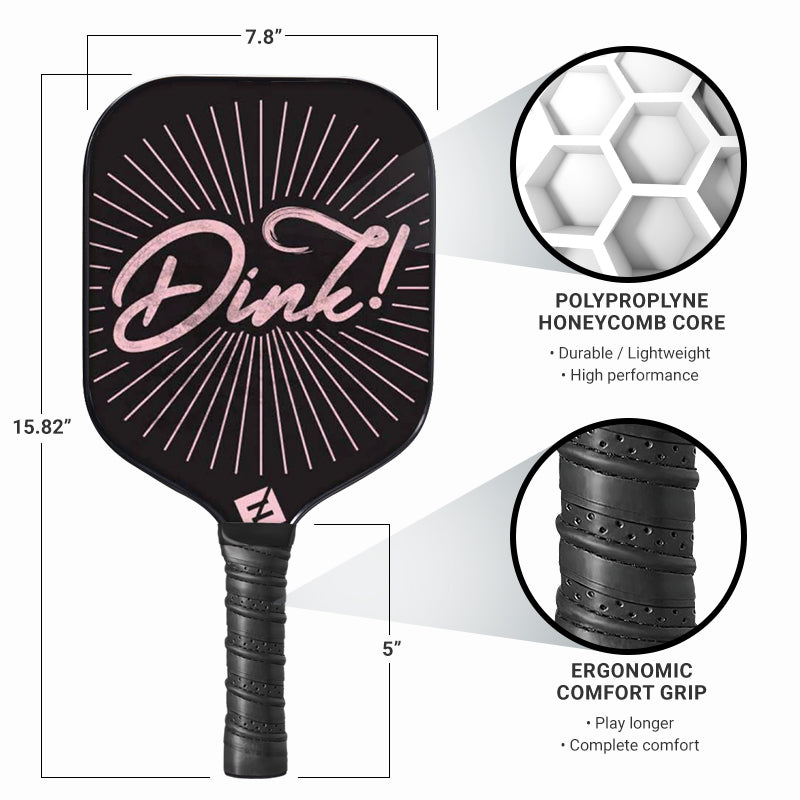 Dink Pink Pickleball Paddle