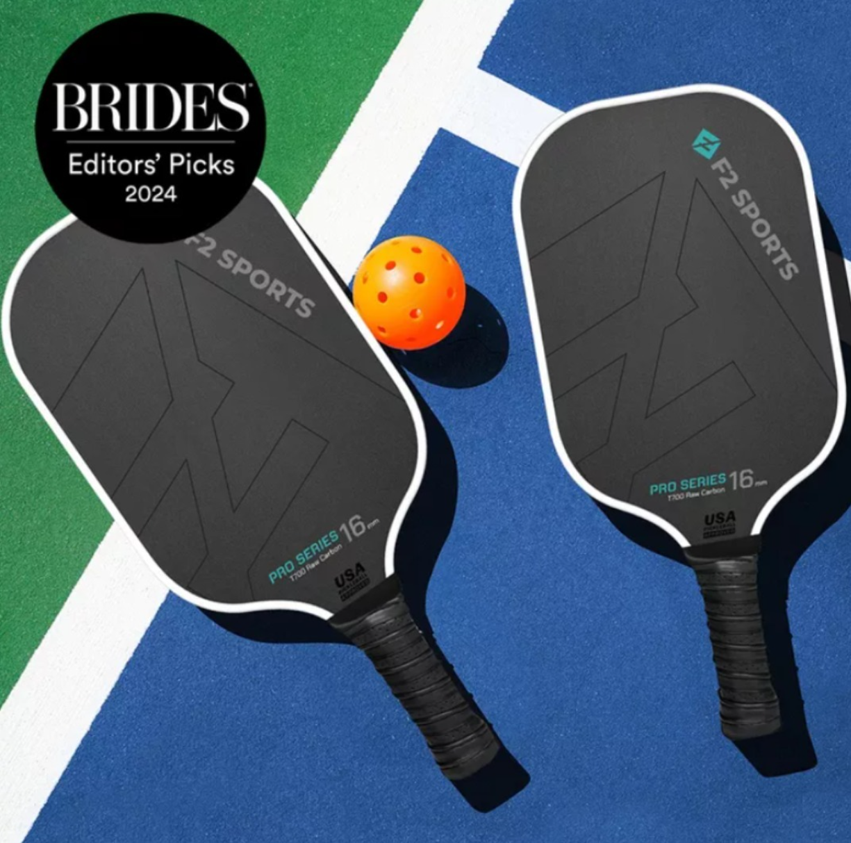 brides.com editor pick two carbon paddles logo