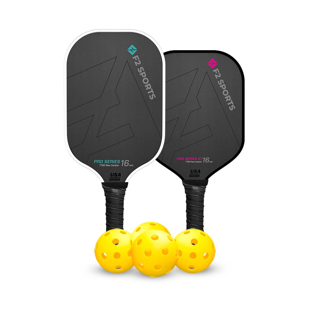 Select TWO carbon paddles + Select ONE ball set