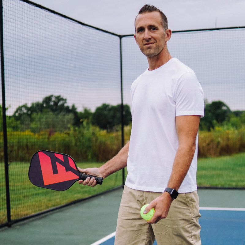 Sporty Orange Graphite Pickleball Paddle