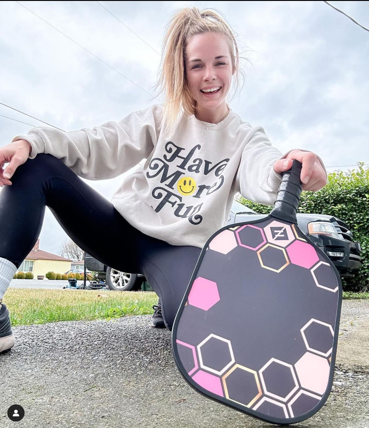 Geo Hex Graphite Pickleball Paddle