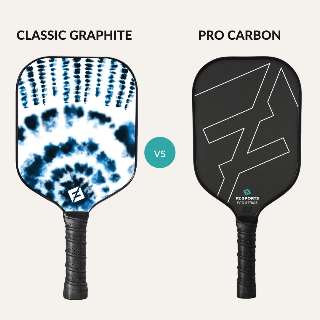 Classic Graphite vs Pro Carbon Pickleball Paddles