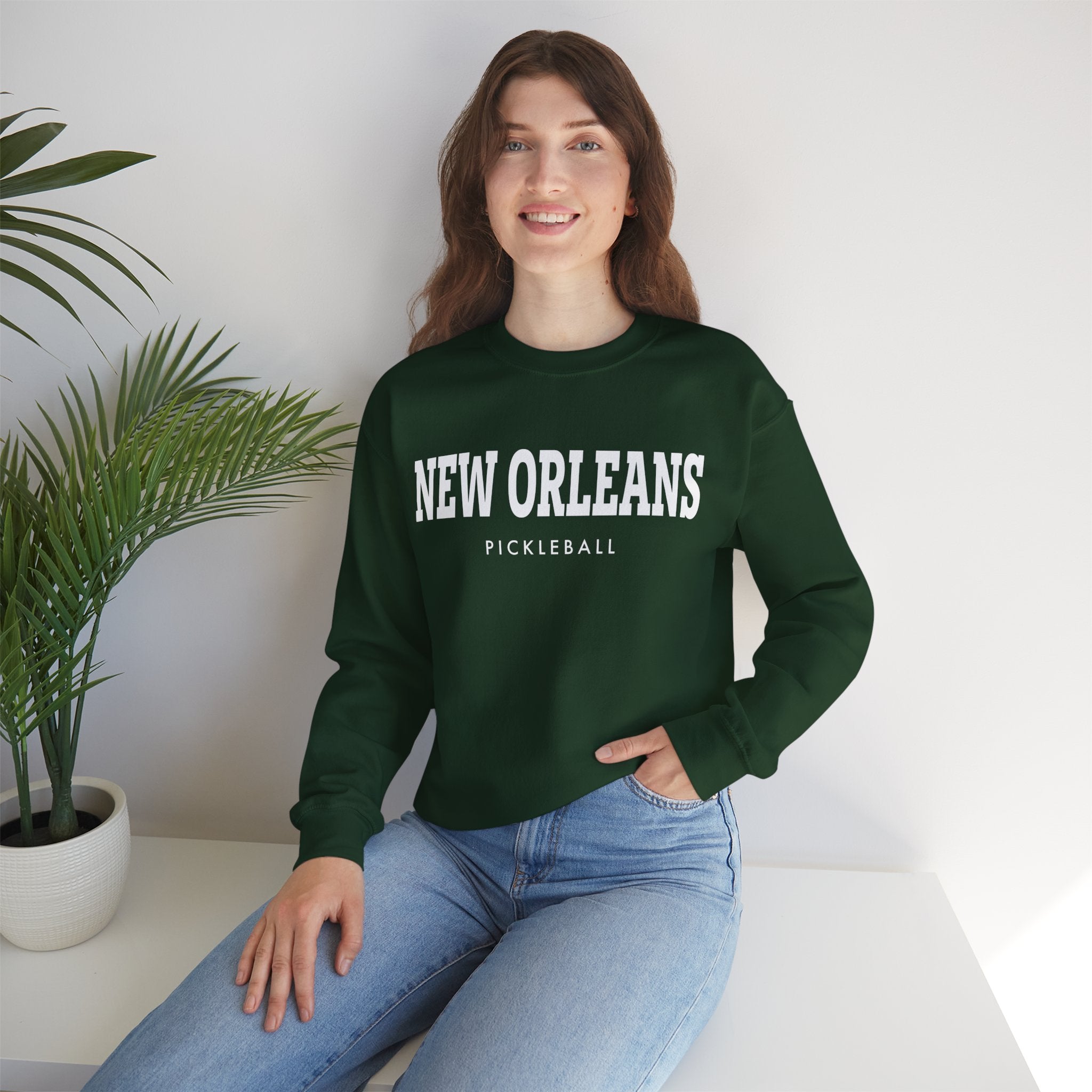 New Orleans Pickleball Unisex Heavy Blend™ Crewneck Sweatshirt