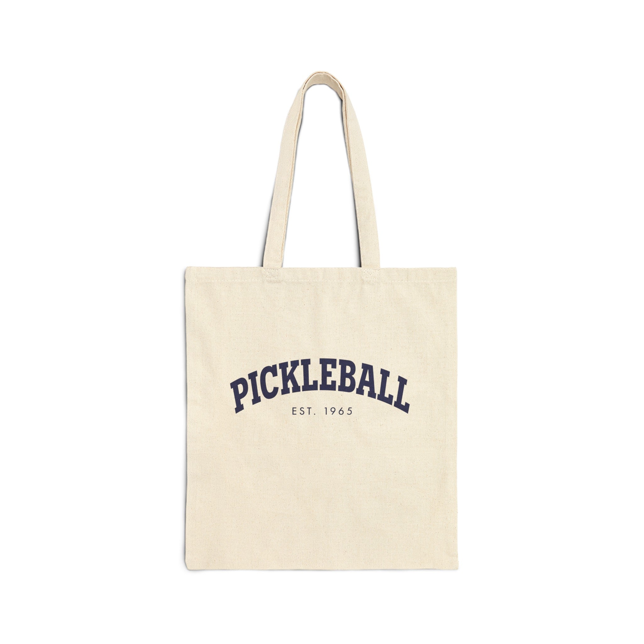 "Pickleball" Cotton Canvas Tote Bag