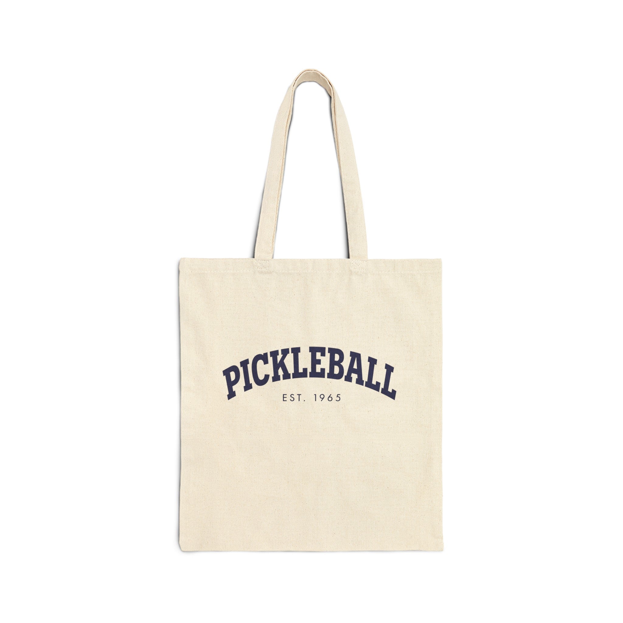 "Pickleball" Cotton Canvas Tote Bag
