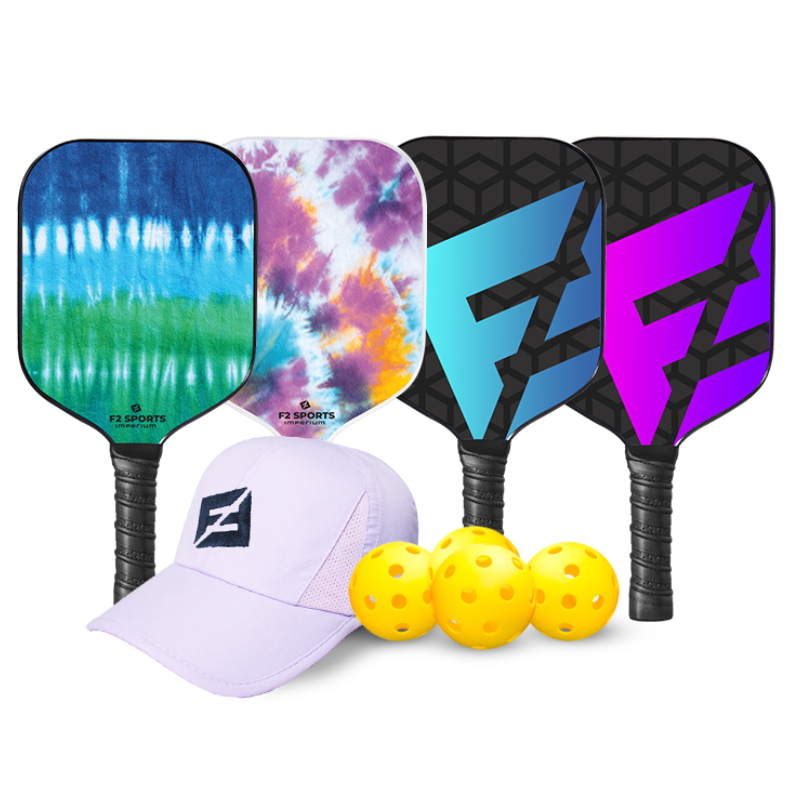 Pickleball Set for 4 -Mix & Match Styles!