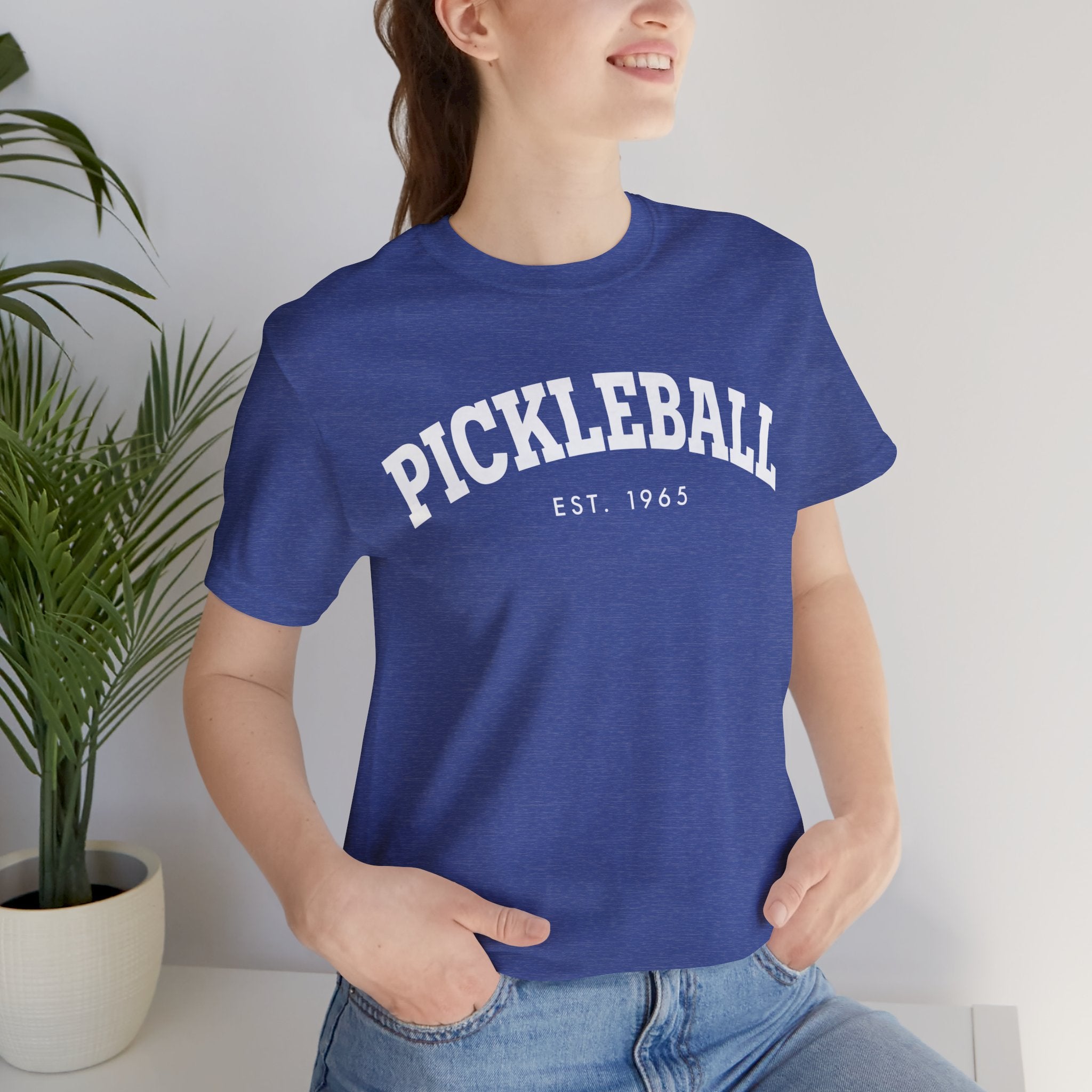 Pickleball Est 1965 Unisex Jersey Short Sleeve Tee