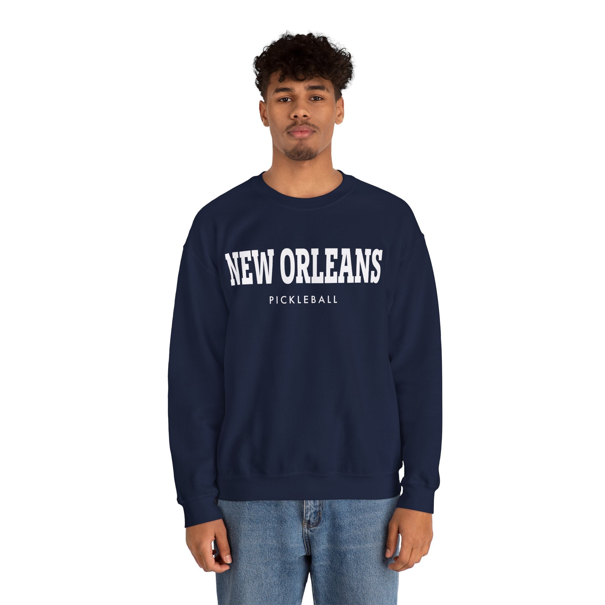 New Orleans Pickleball Unisex Heavy Blend™ Crewneck Sweatshirt